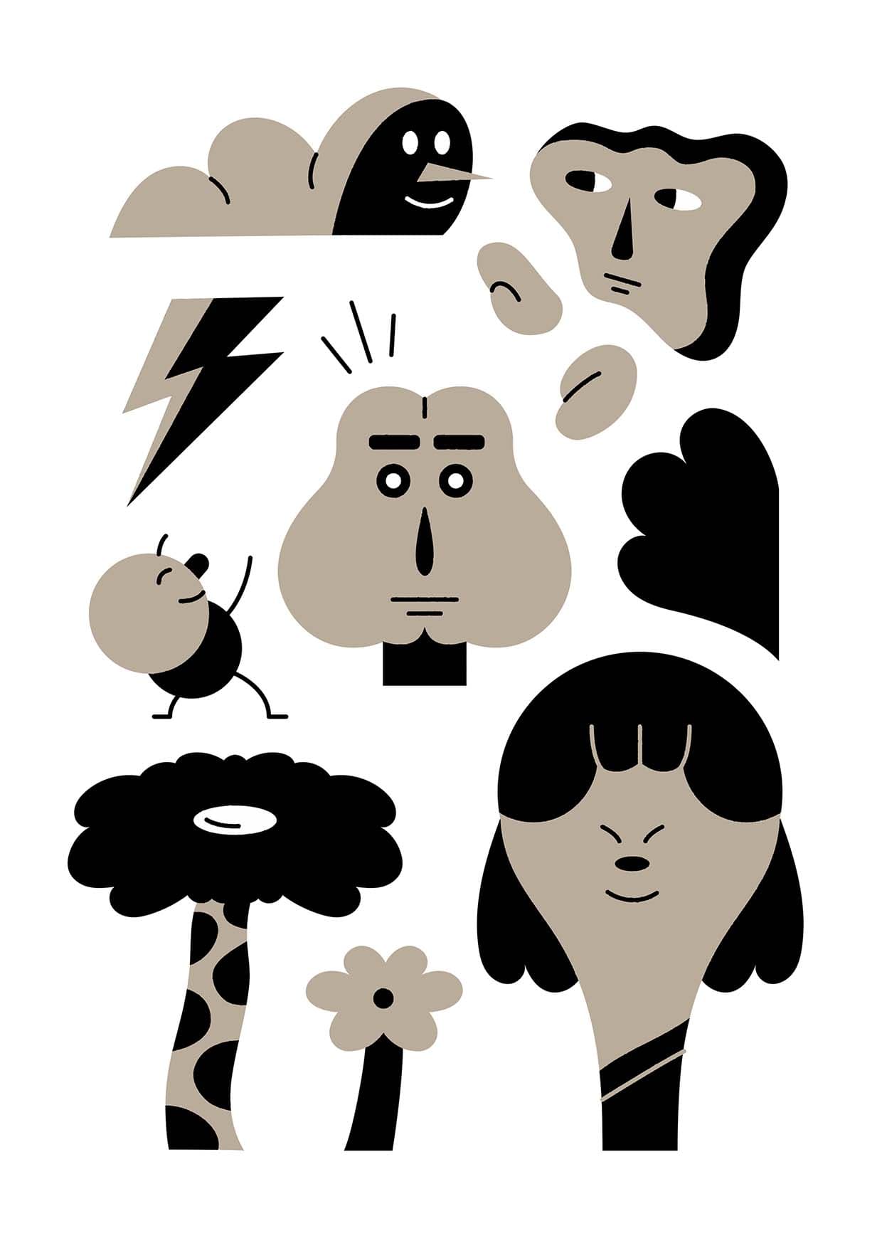 Various illustrations